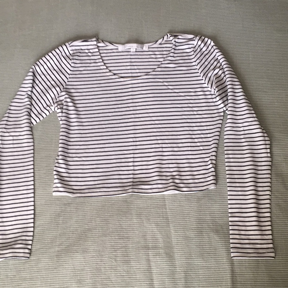 Lovers + Friends crop top long sleeve